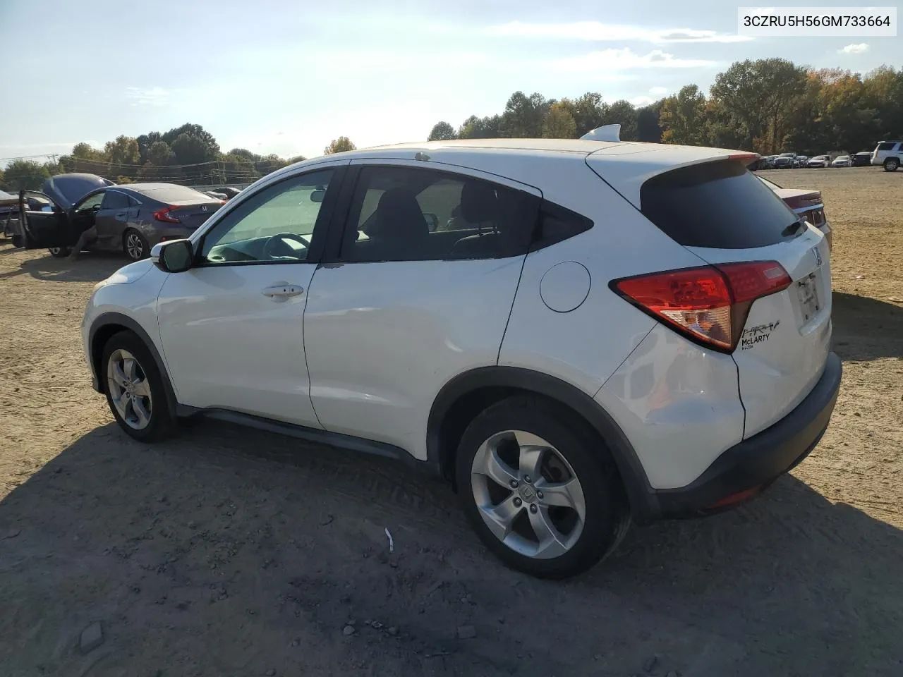 2016 Honda Hr-V Ex VIN: 3CZRU5H56GM733664 Lot: 77724474