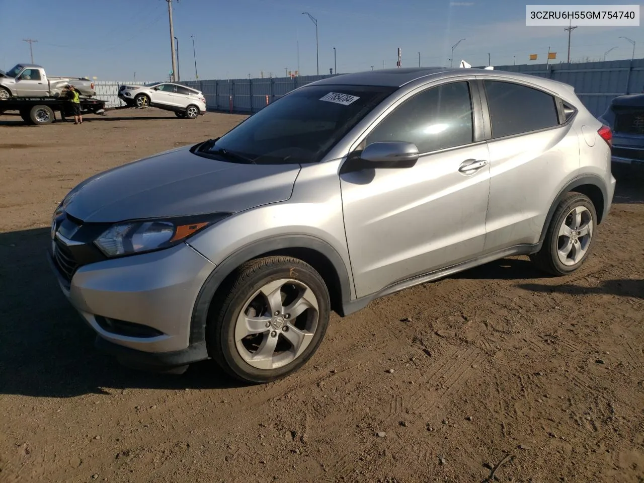 2016 Honda Hr-V Ex VIN: 3CZRU6H55GM754740 Lot: 77854784