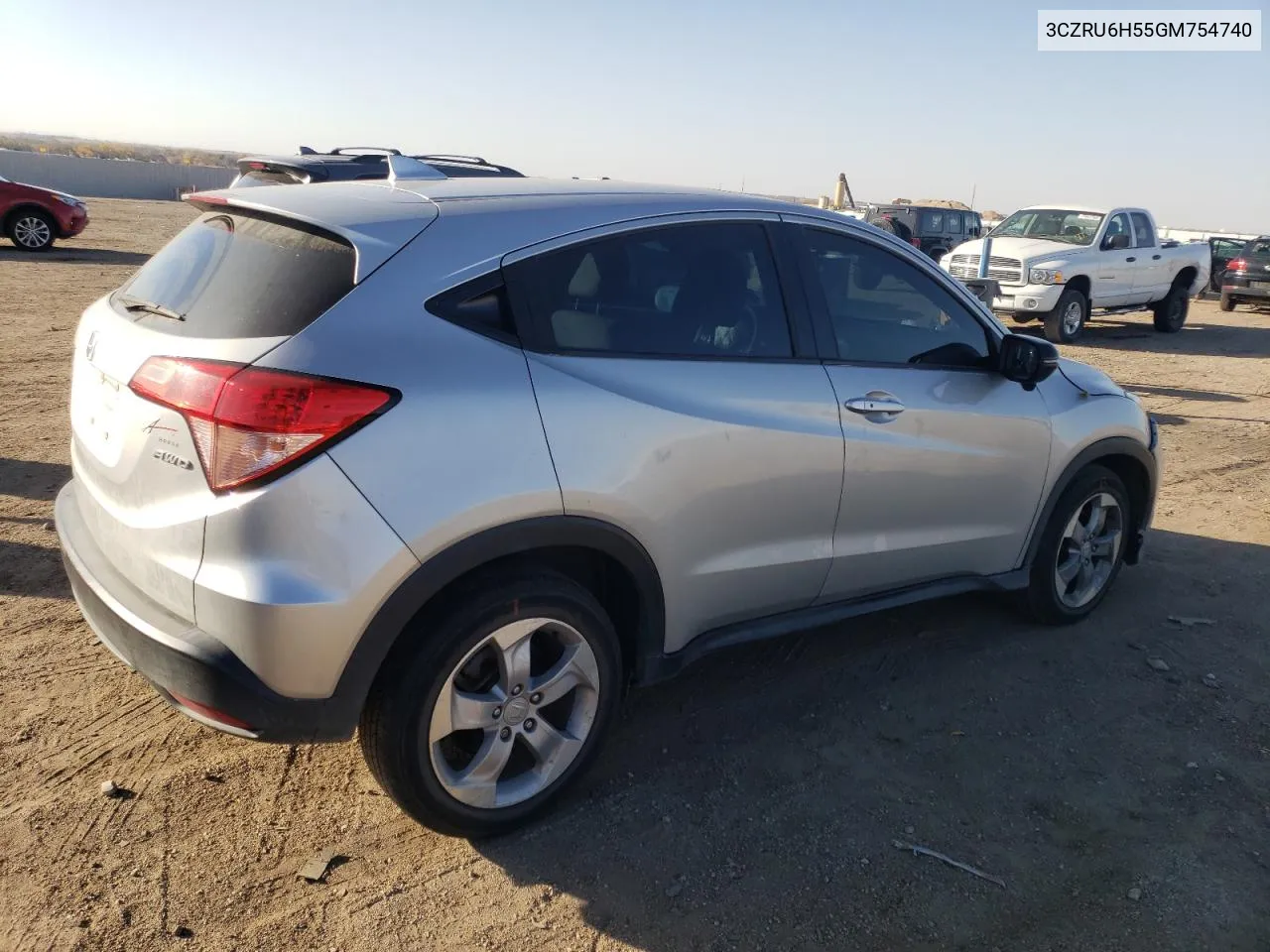 2016 Honda Hr-V Ex VIN: 3CZRU6H55GM754740 Lot: 77854784