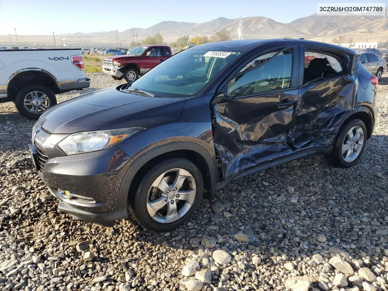 3CZRU6H32GM747789 2016 Honda Hr-V Lx