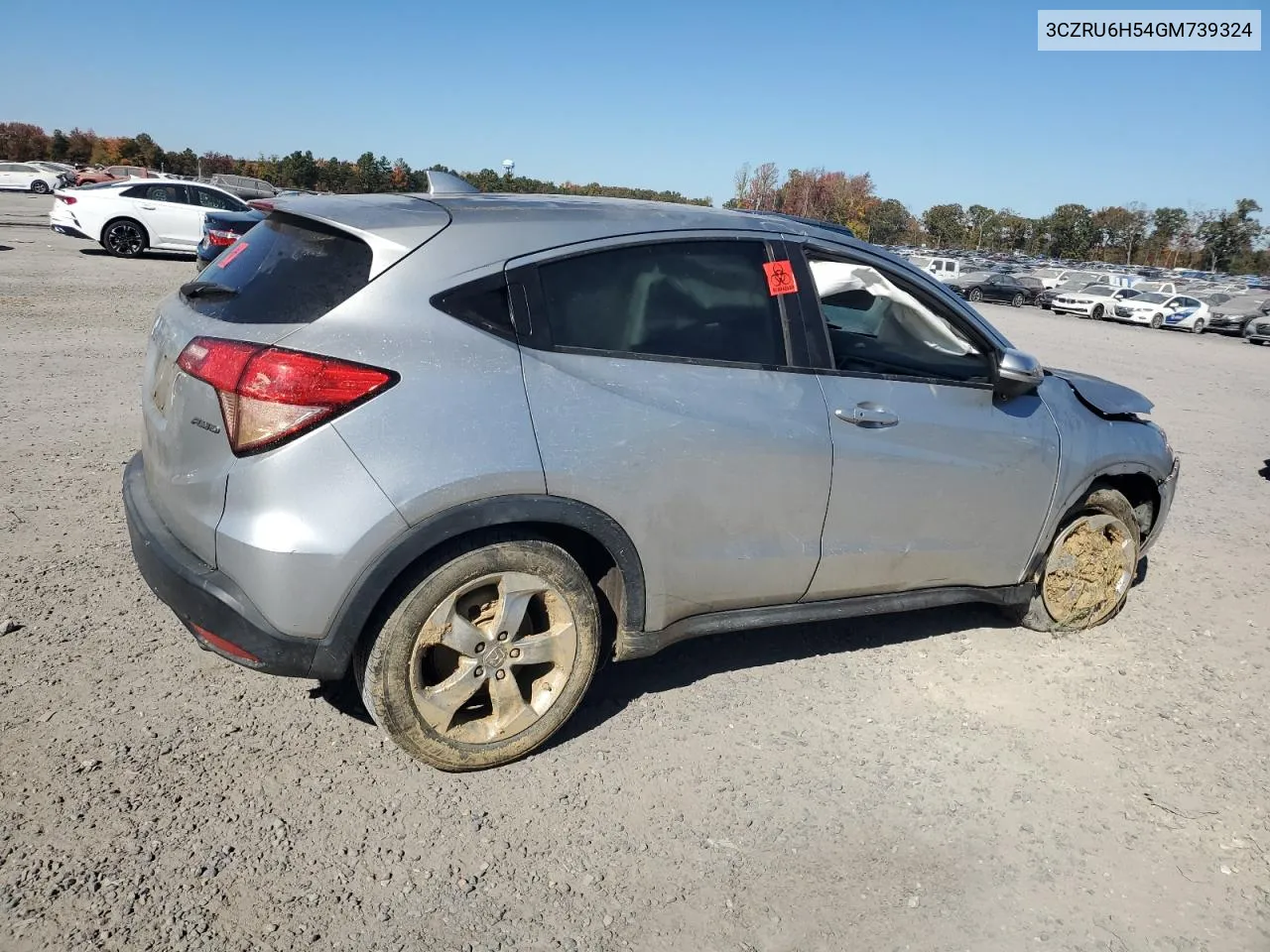 2016 Honda Hr-V Ex VIN: 3CZRU6H54GM739324 Lot: 77983674