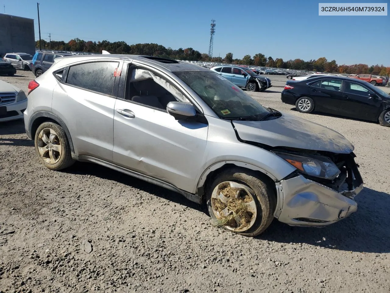 2016 Honda Hr-V Ex VIN: 3CZRU6H54GM739324 Lot: 77983674