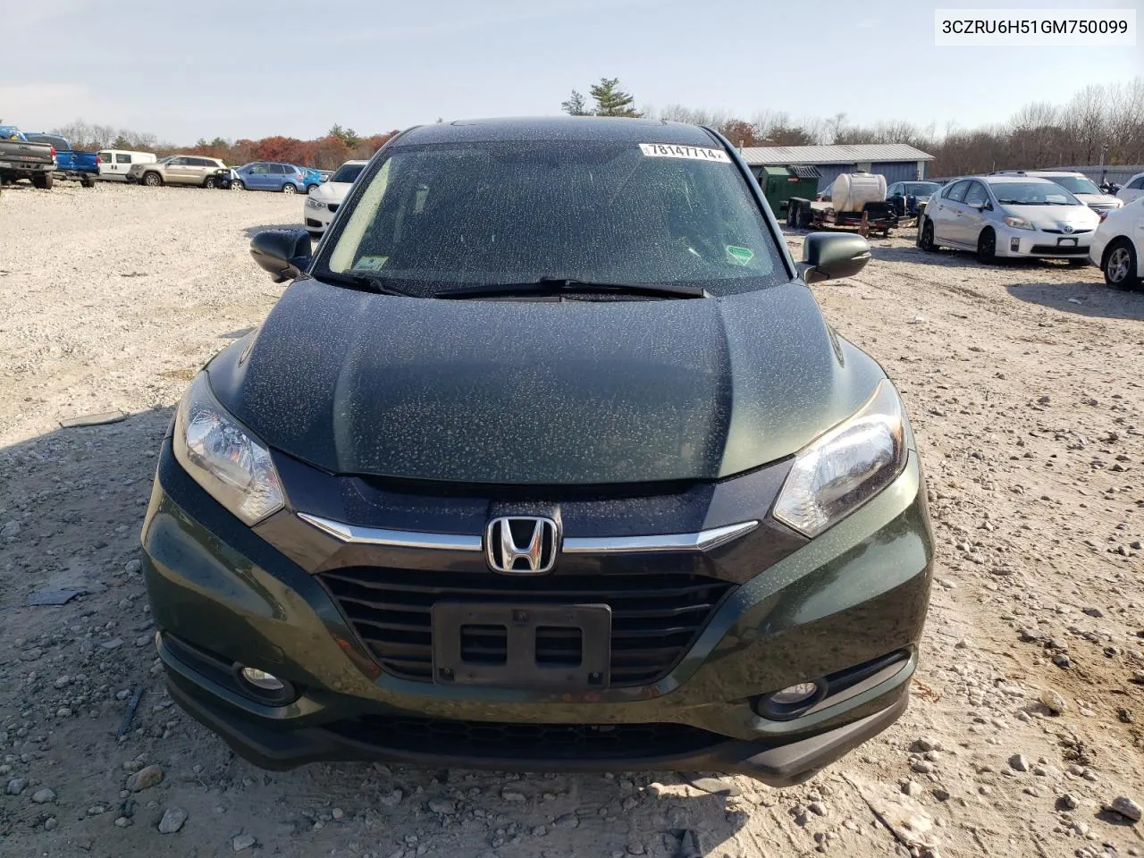 2016 Honda Hr-V Ex VIN: 3CZRU6H51GM750099 Lot: 78147714