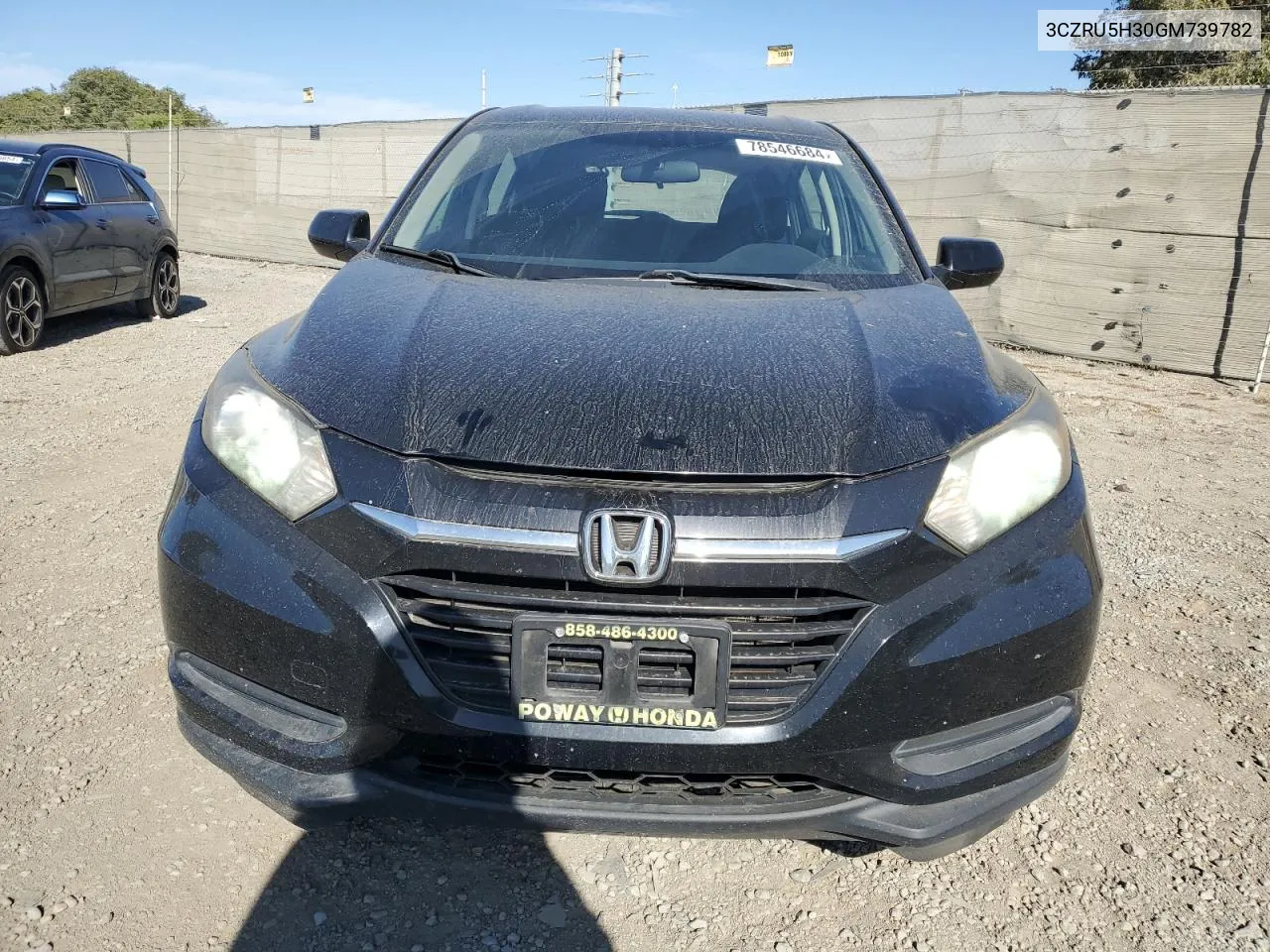 2016 Honda Hr-V Lx VIN: 3CZRU5H30GM739782 Lot: 78546684