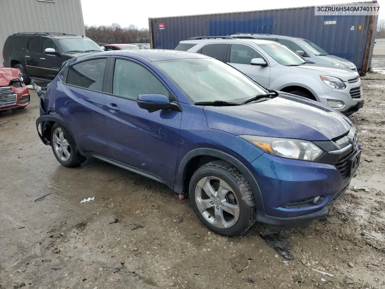 2016 Honda Hr-V Ex VIN: 3CZRU6H54GM740117 Lot: 78758404