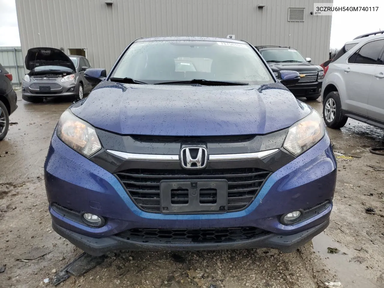 2016 Honda Hr-V Ex VIN: 3CZRU6H54GM740117 Lot: 78758404