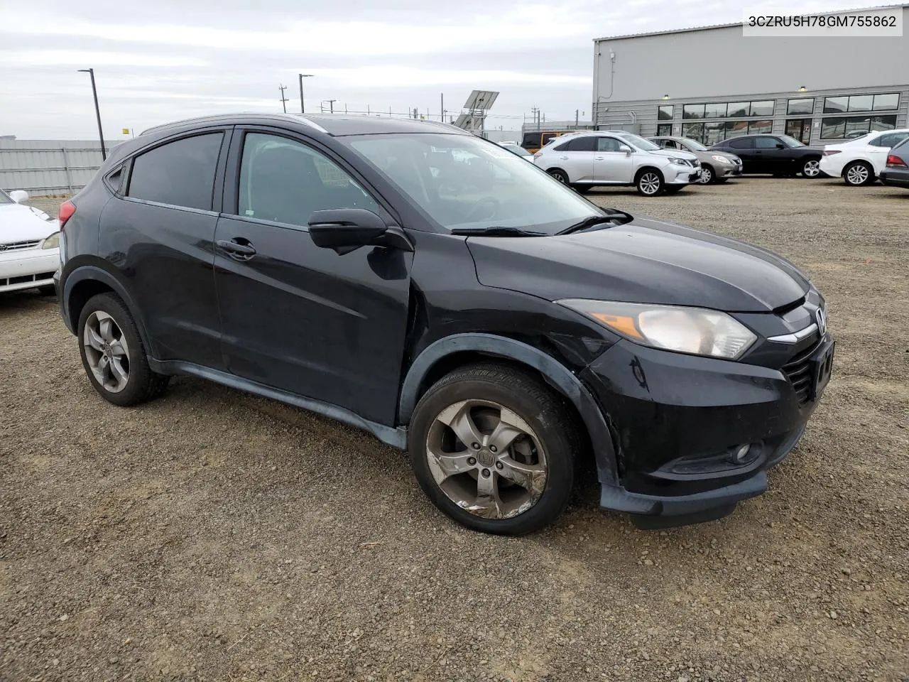 2016 Honda Hr-V Exl VIN: 3CZRU5H78GM755862 Lot: 79110984