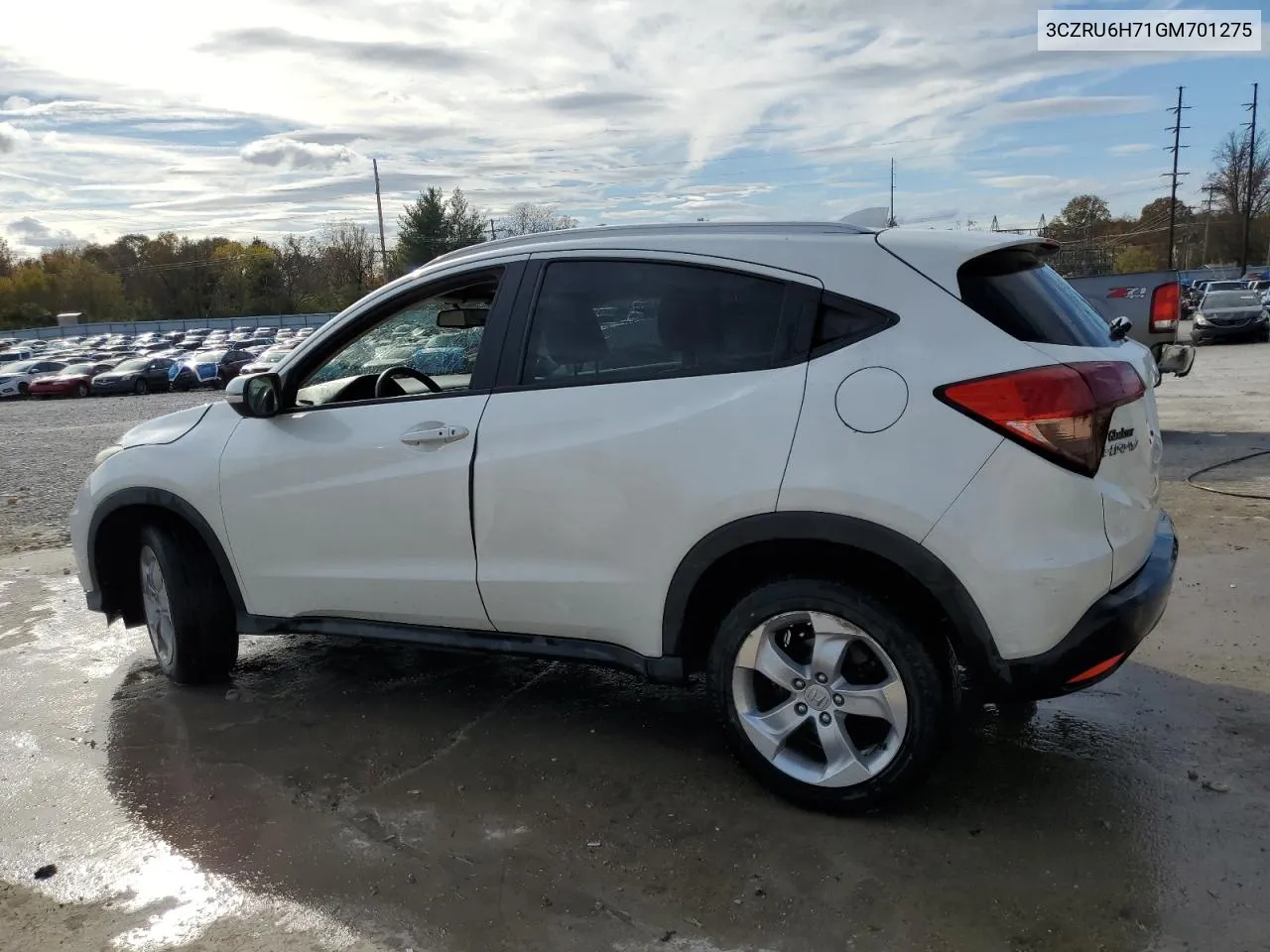 2016 Honda Hr-V Exl VIN: 3CZRU6H71GM701275 Lot: 79200744