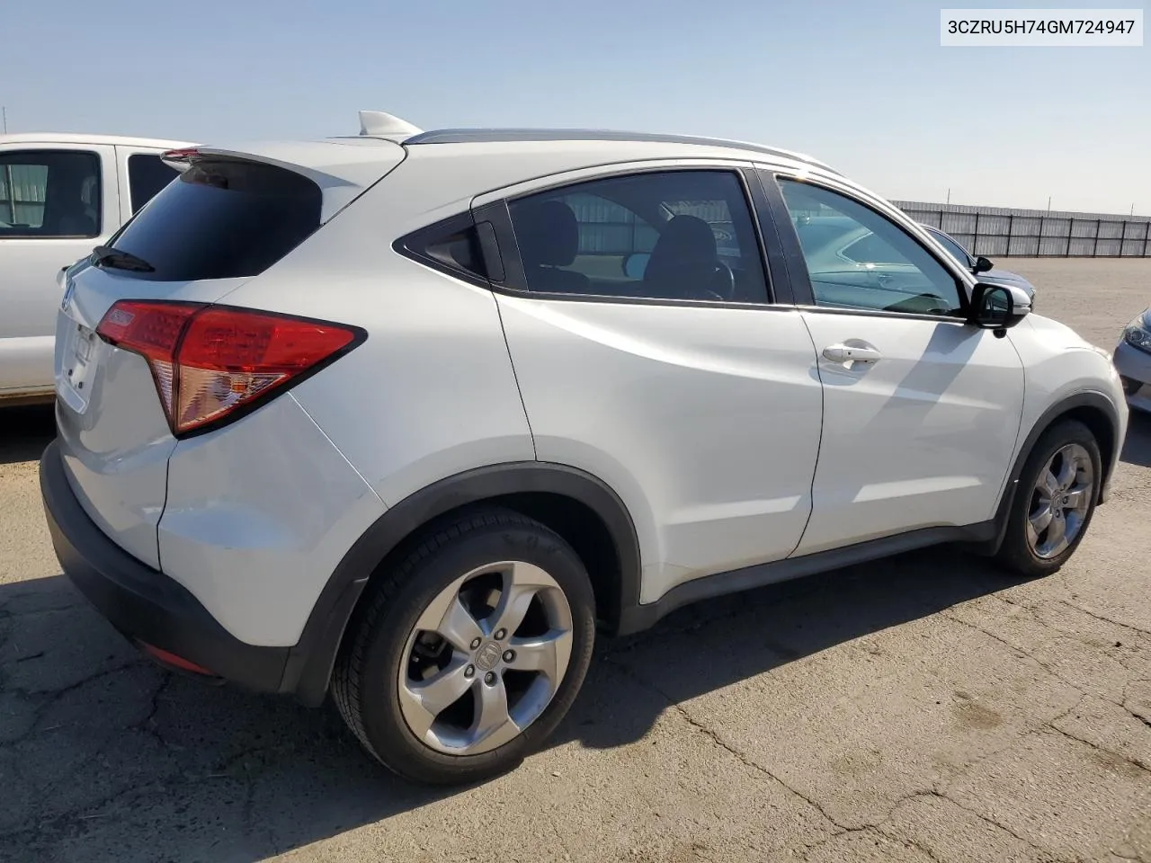 2016 Honda Hr-V Exl VIN: 3CZRU5H74GM724947 Lot: 79548174