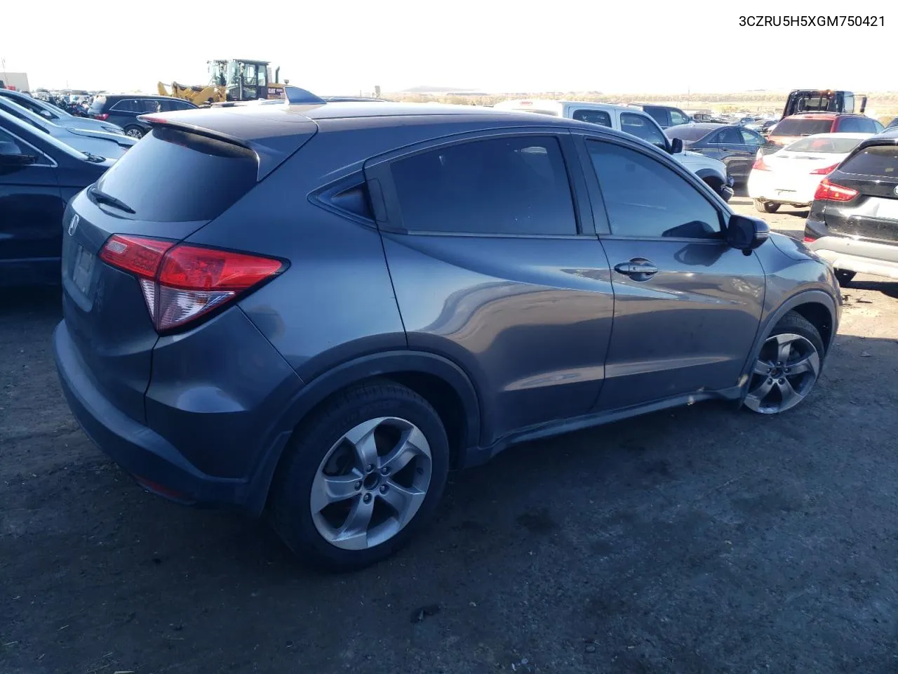 2016 Honda Hr-V Ex VIN: 3CZRU5H5XGM750421 Lot: 80314124