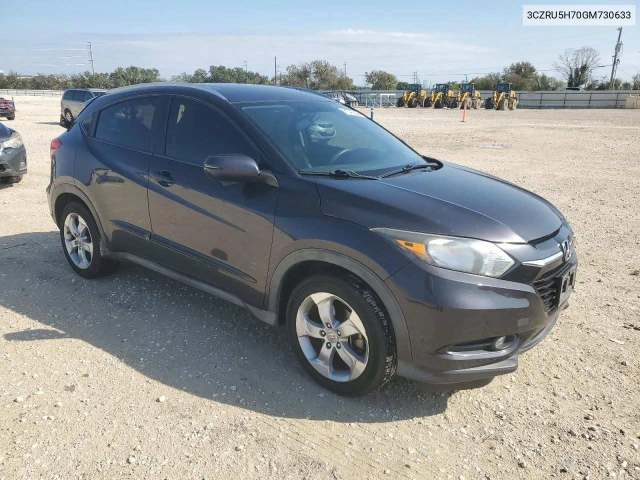 2016 Honda Hr-V Exl VIN: 3CZRU5H70GM730633 Lot: 81342384