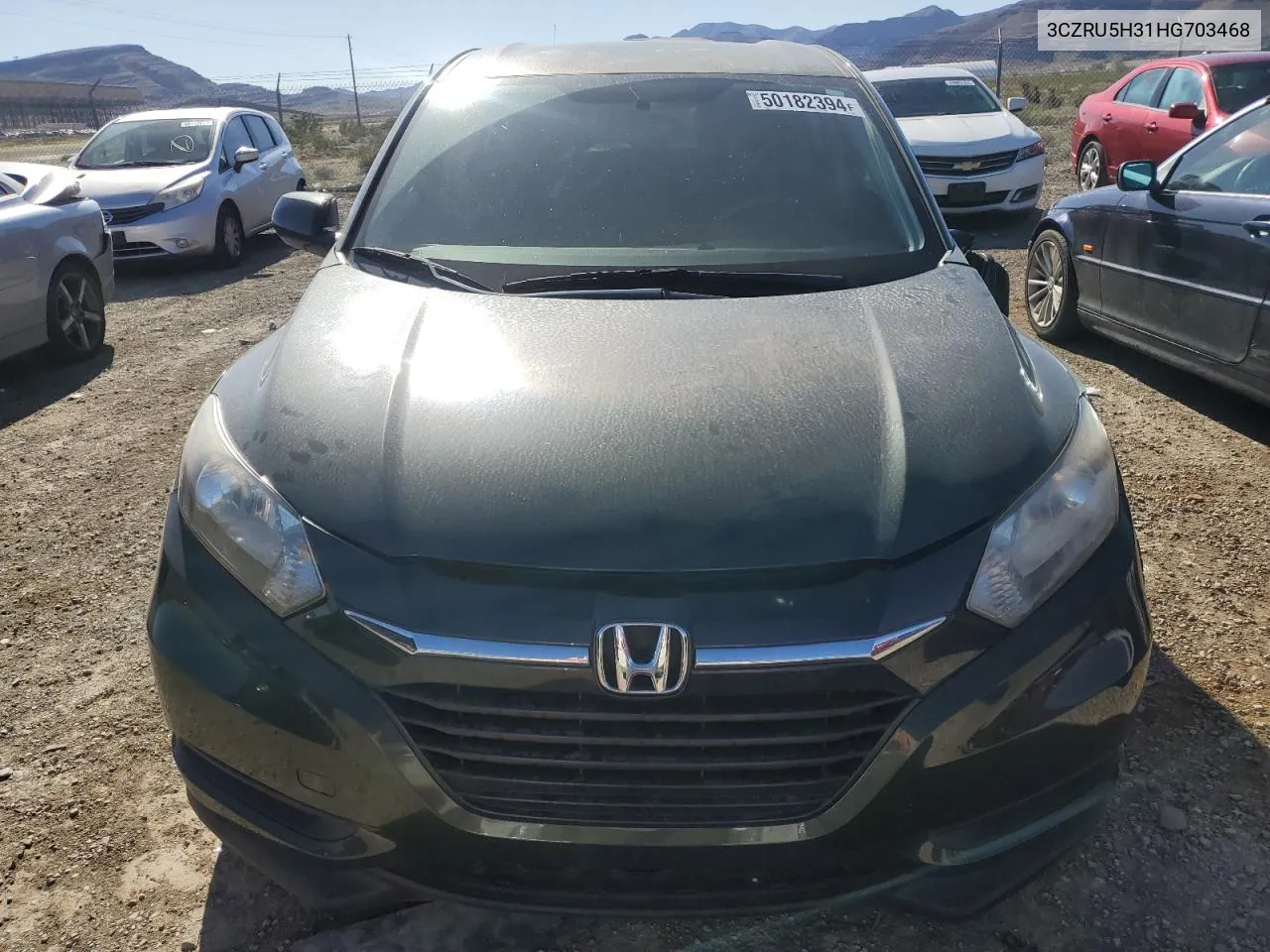 2017 Honda Hr-V Lx VIN: 3CZRU5H31HG703468 Lot: 50182394