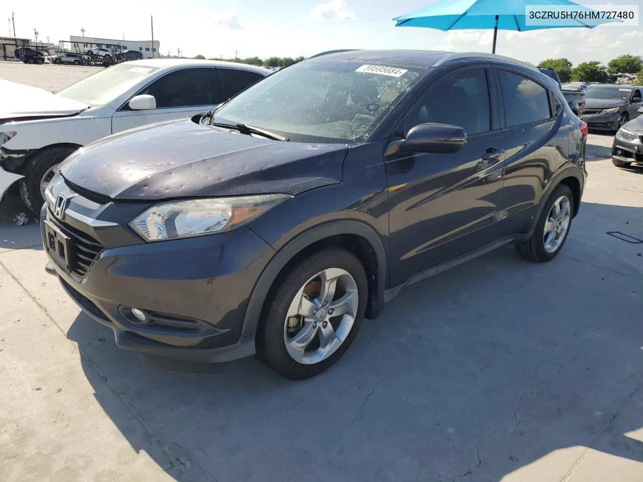 3CZRU5H76HM727480 2017 Honda Hr-V Exl