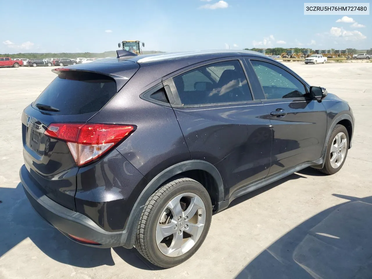 2017 Honda Hr-V Exl VIN: 3CZRU5H76HM727480 Lot: 59595684