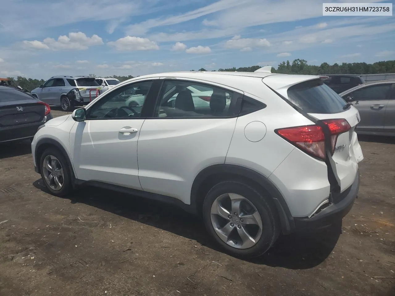 2017 Honda Hr-V Lx VIN: 3CZRU6H31HM723758 Lot: 60189214