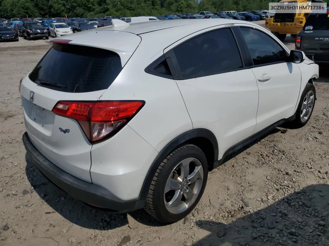 2017 Honda Hr-V Lx VIN: 3CZRU5H31HM717386 Lot: 61310834