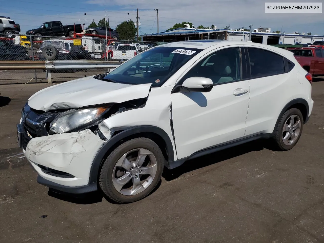 2017 Honda Hr-V Ex VIN: 3CZRU6H57HM707923 Lot: 66429524