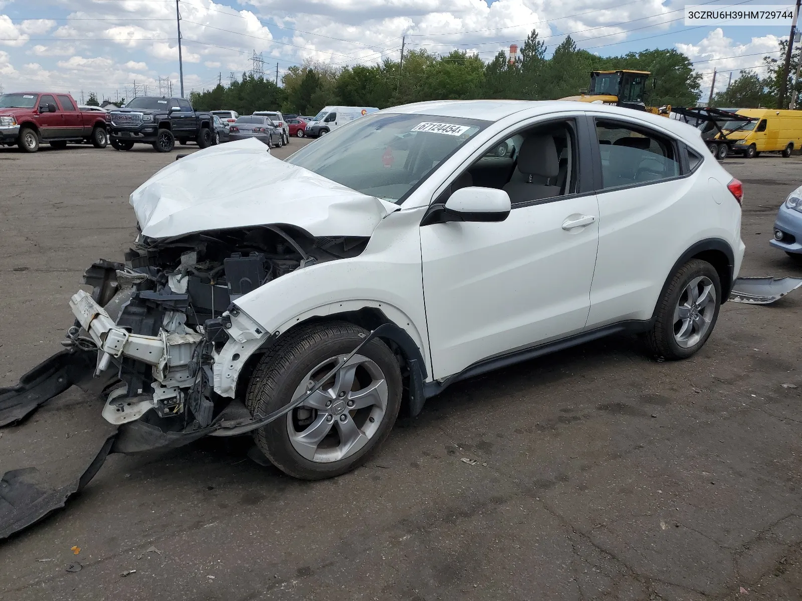 3CZRU6H39HM729744 2017 Honda Hr-V Lx