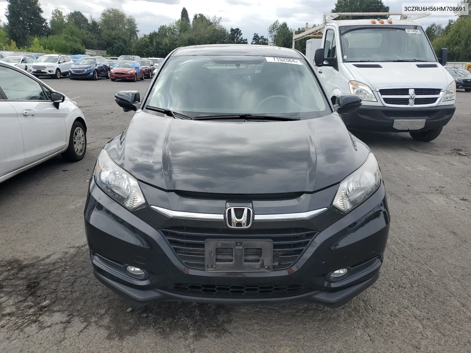 2017 Honda Hr-V Ex VIN: 3CZRU6H56HM708691 Lot: 67152564