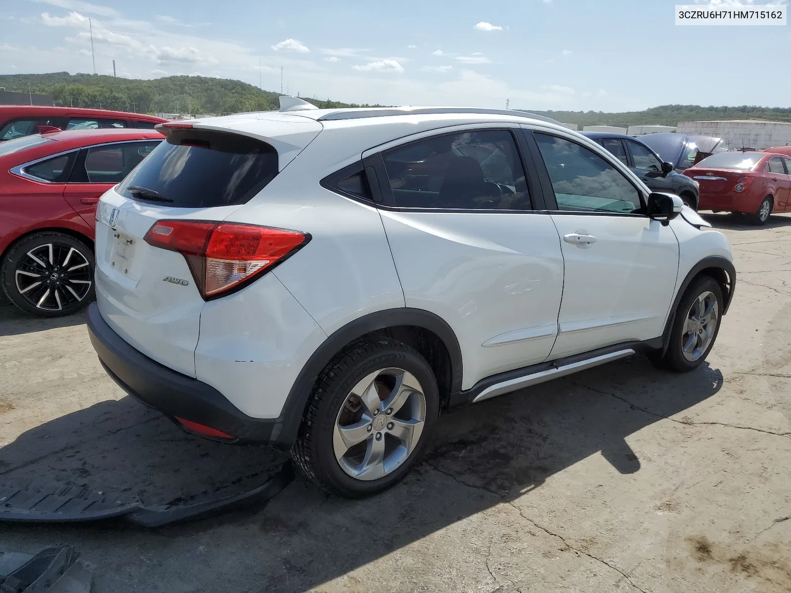 3CZRU6H71HM715162 2017 Honda Hr-V Exl