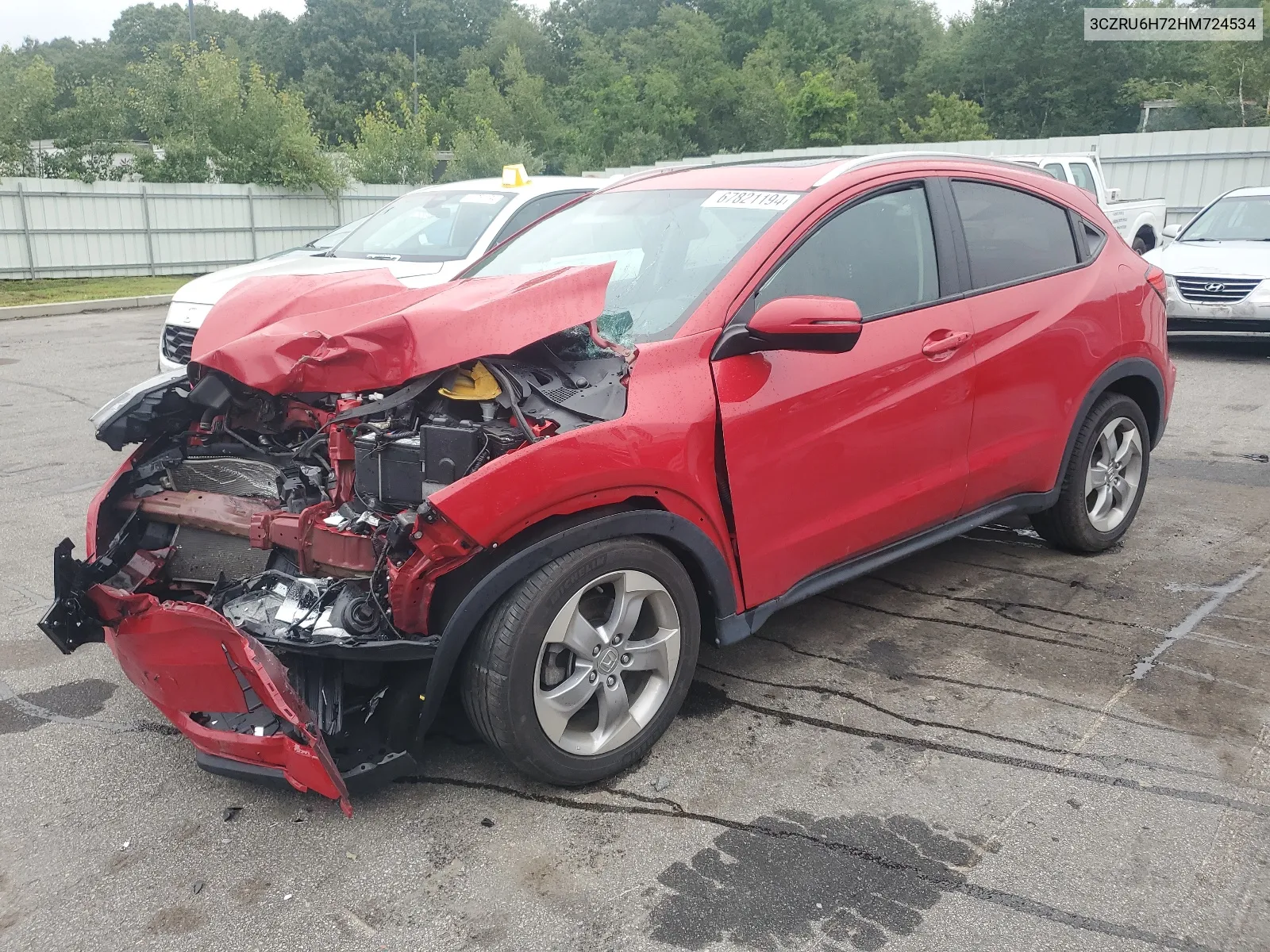 3CZRU6H72HM724534 2017 Honda Hr-V Exl