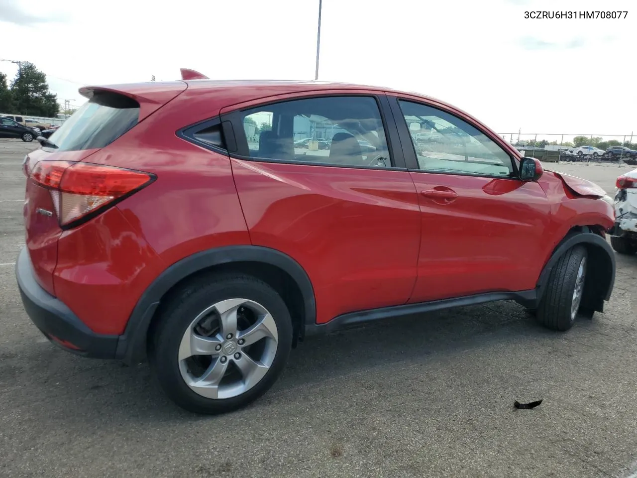 2017 Honda Hr-V Lx VIN: 3CZRU6H31HM708077 Lot: 68207414