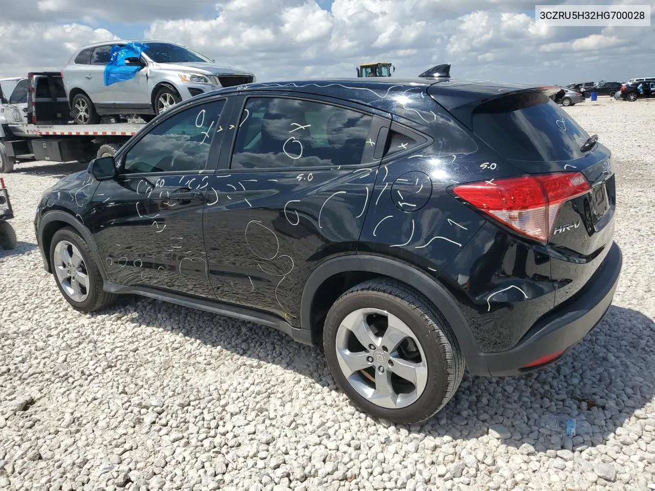 2017 Honda Hr-V Lx VIN: 3CZRU5H32HG700028 Lot: 69072434