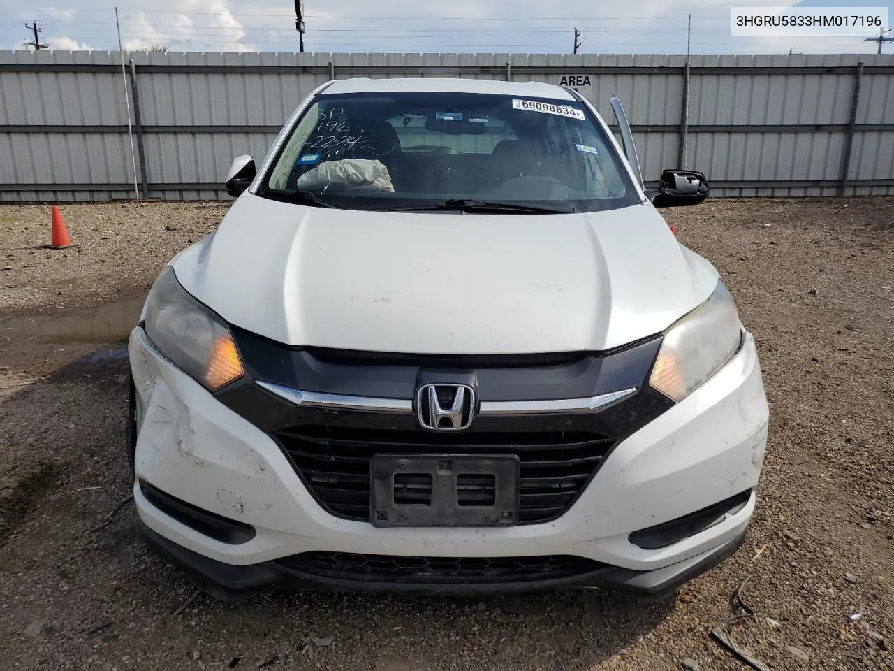 2017 Honda Hr-V VIN: 3HGRU5833HM017196 Lot: 69098834