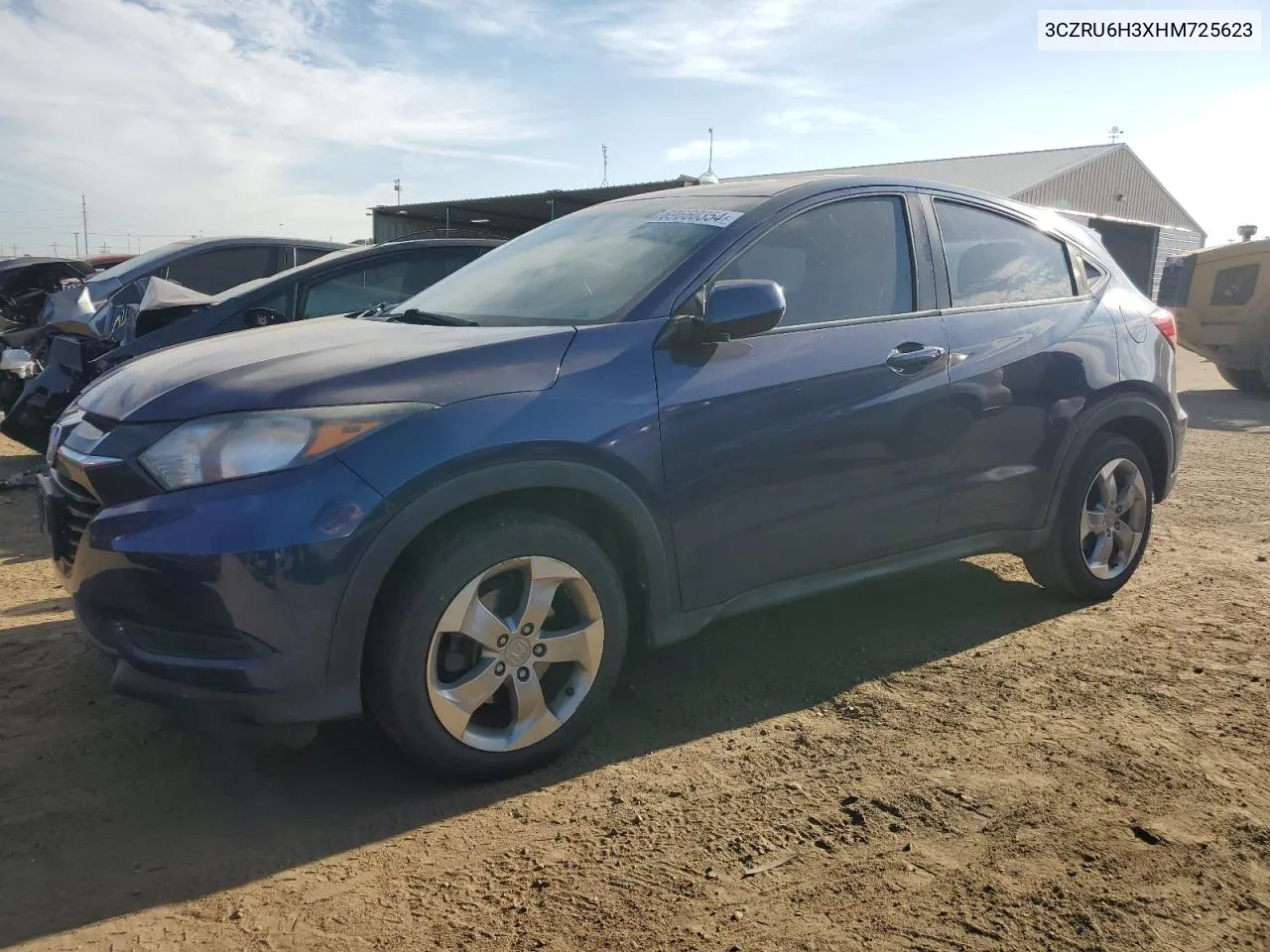 2017 Honda Hr-V Lx VIN: 3CZRU6H3XHM725623 Lot: 69660354