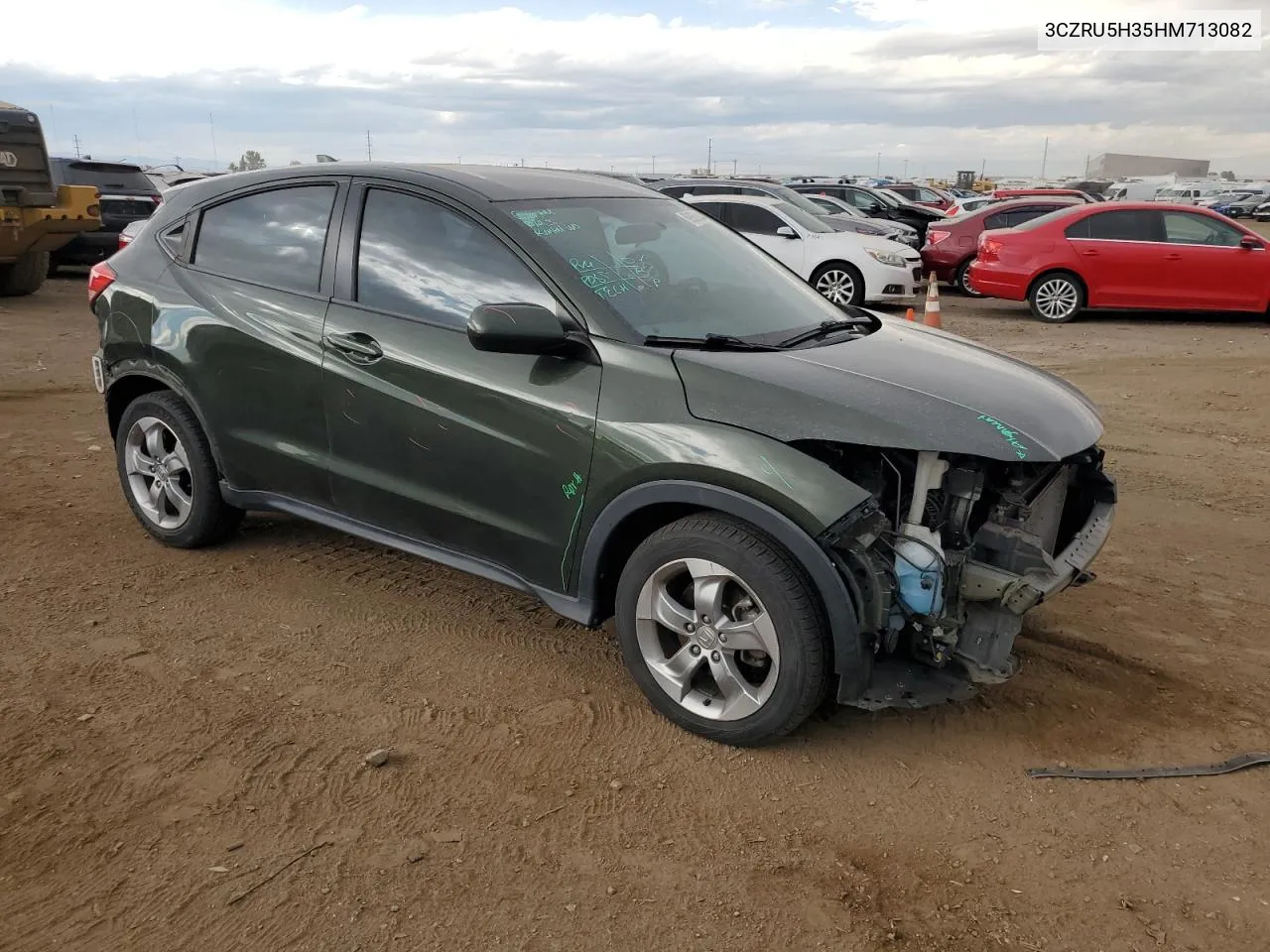 2017 Honda Hr-V Lx VIN: 3CZRU5H35HM713082 Lot: 69835834