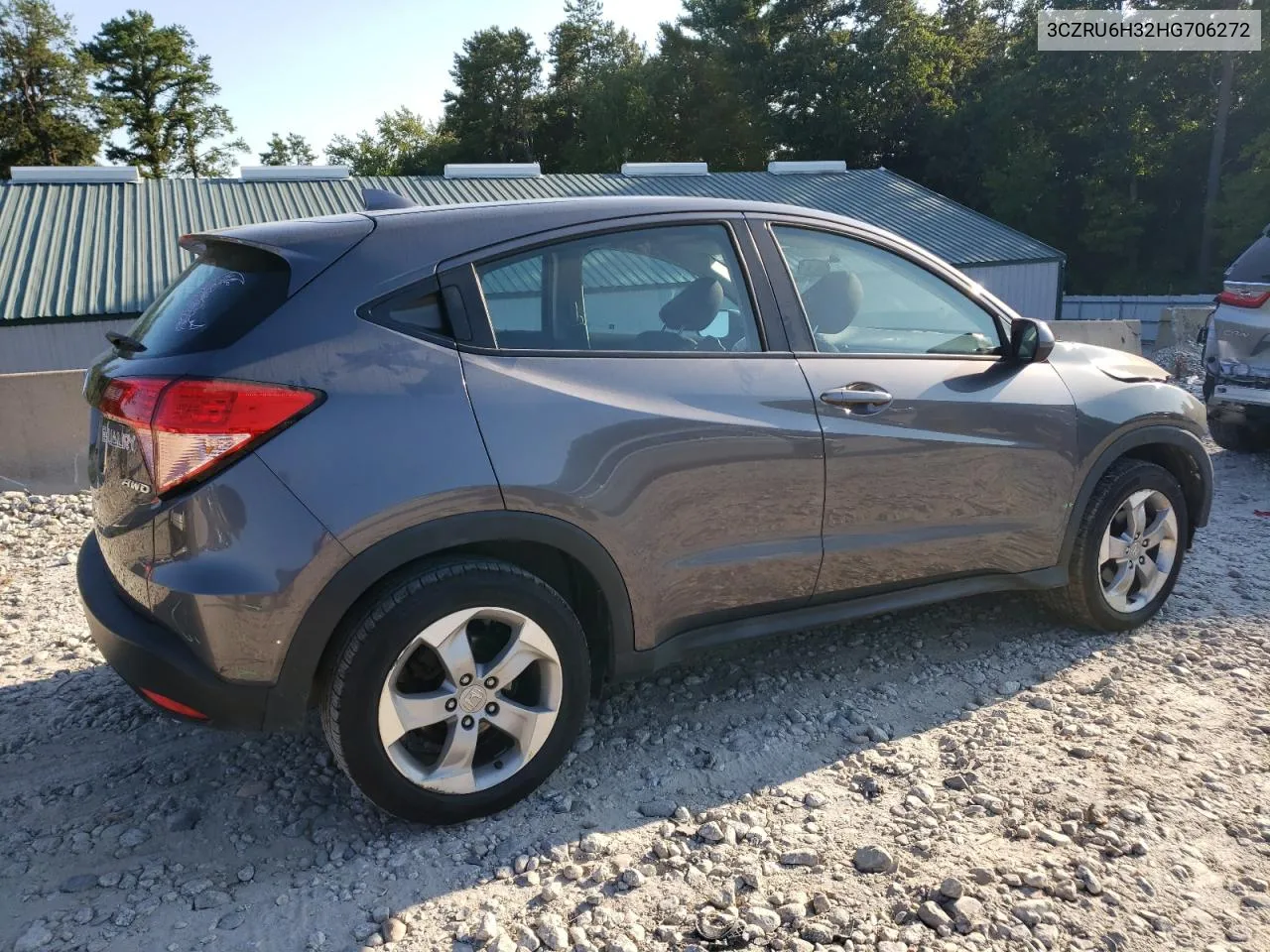 2017 Honda Hr-V Lx VIN: 3CZRU6H32HG706272 Lot: 70254224