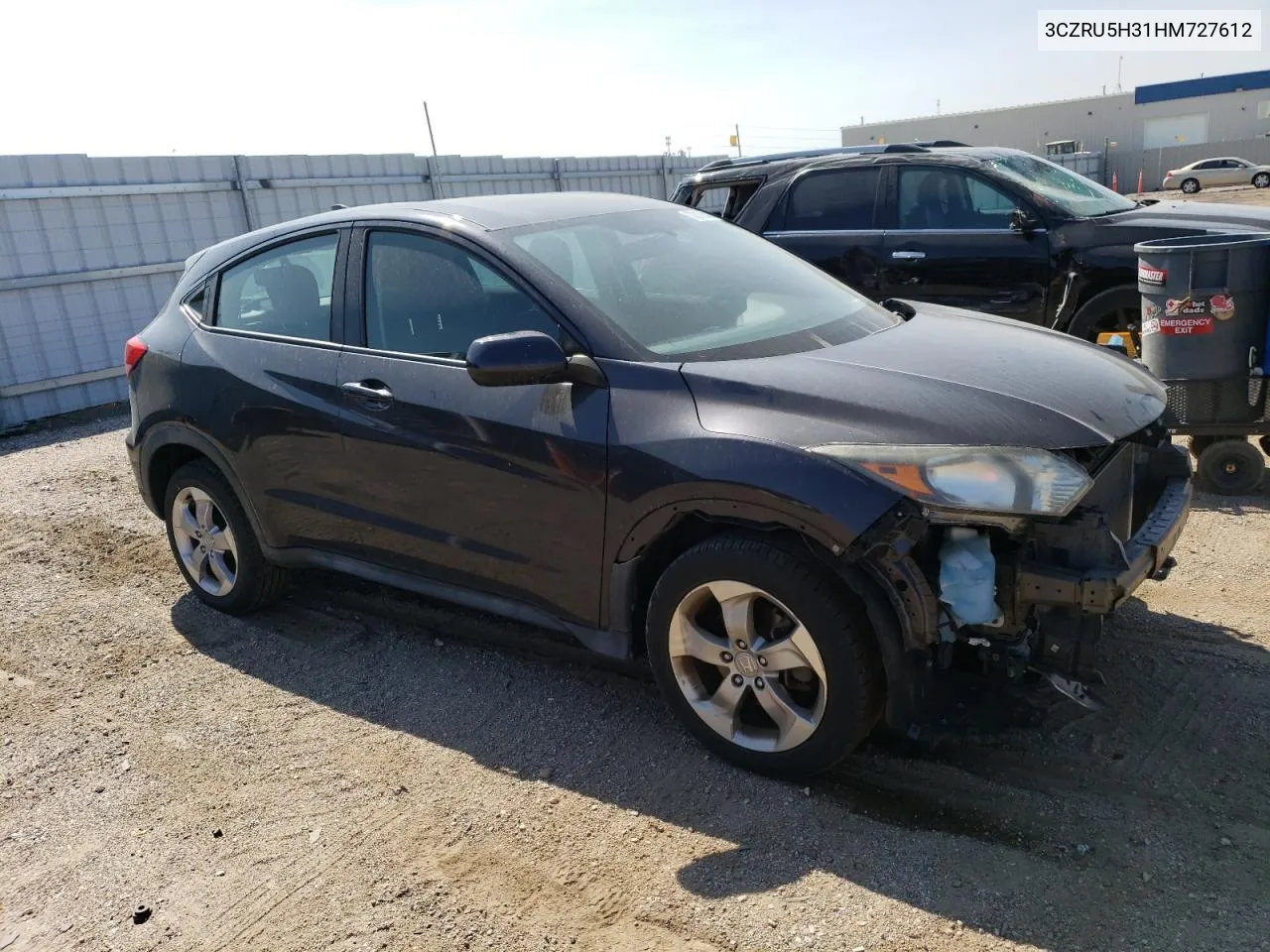 3CZRU5H31HM727612 2017 Honda Hr-V Lx