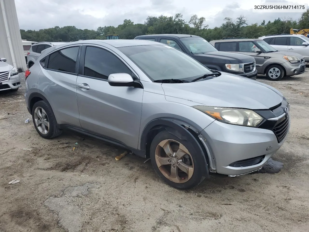 2017 Honda Hr-V Lx VIN: 3CZRU5H36HM714175 Lot: 70447494