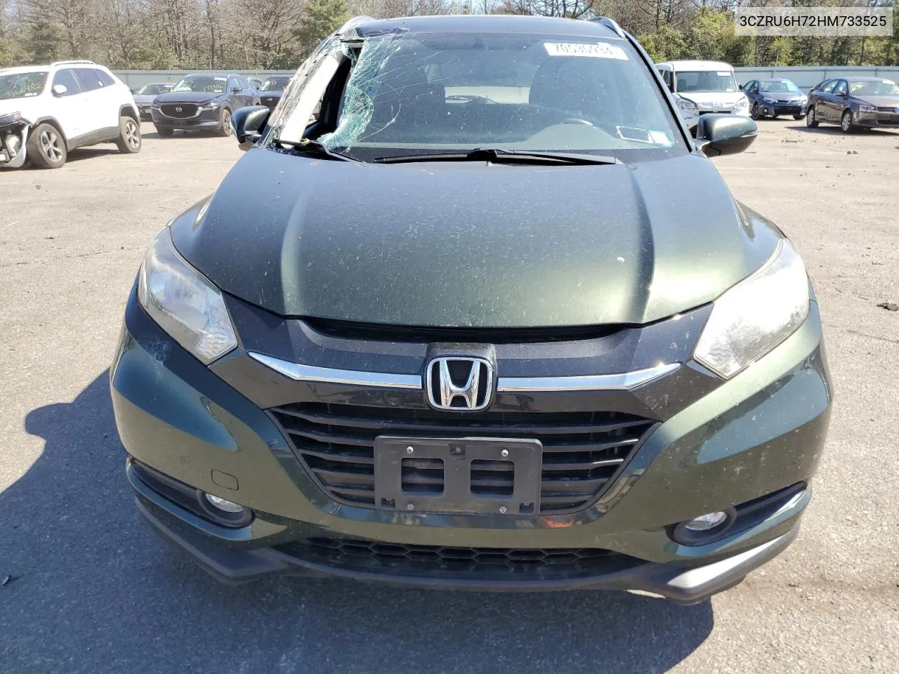 2017 Honda Hr-V Exl VIN: 3CZRU6H72HM733525 Lot: 70535934