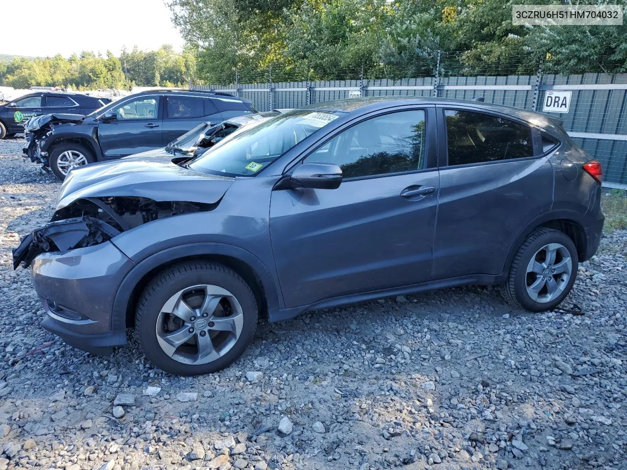 2017 Honda Hr-V Ex VIN: 3CZRU6H51HM704032 Lot: 70538554