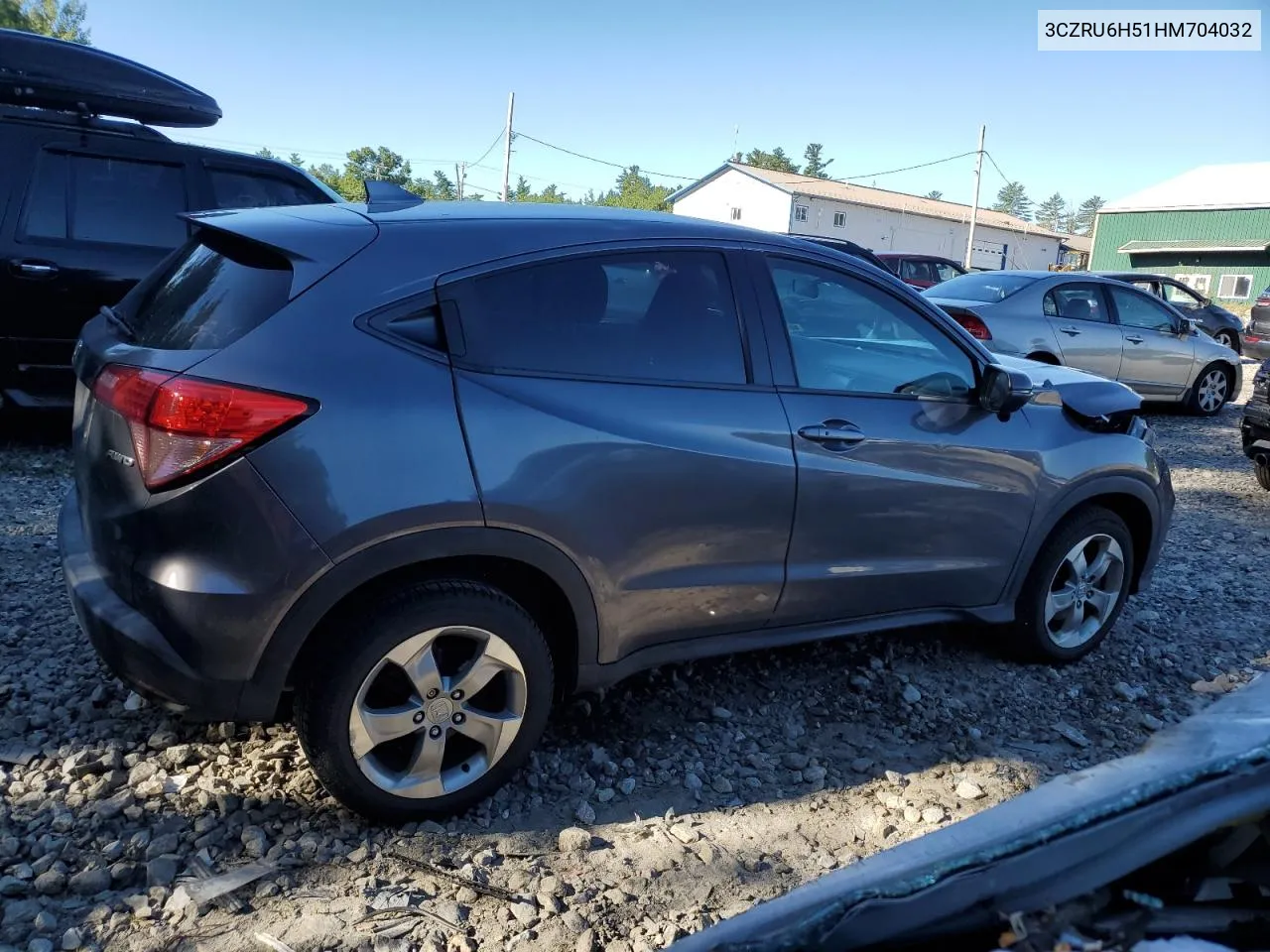 2017 Honda Hr-V Ex VIN: 3CZRU6H51HM704032 Lot: 70538554