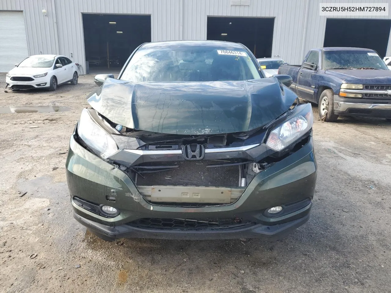 2017 Honda Hr-V Ex VIN: 3CZRU5H52HM727894 Lot: 70846314