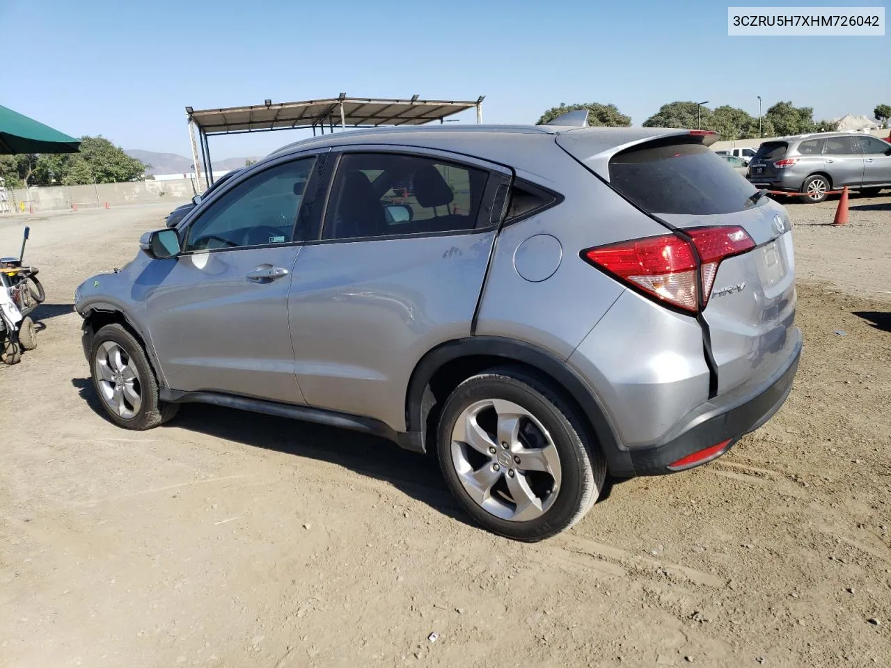 3CZRU5H7XHM726042 2017 Honda Hr-V Exl