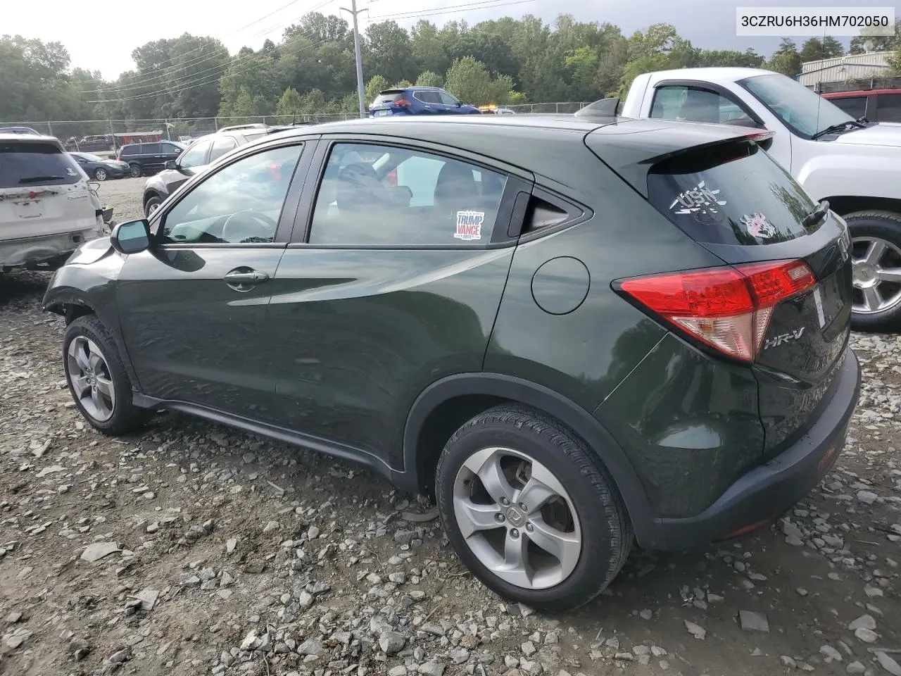 2017 Honda Hr-V Lx VIN: 3CZRU6H36HM702050 Lot: 71821134