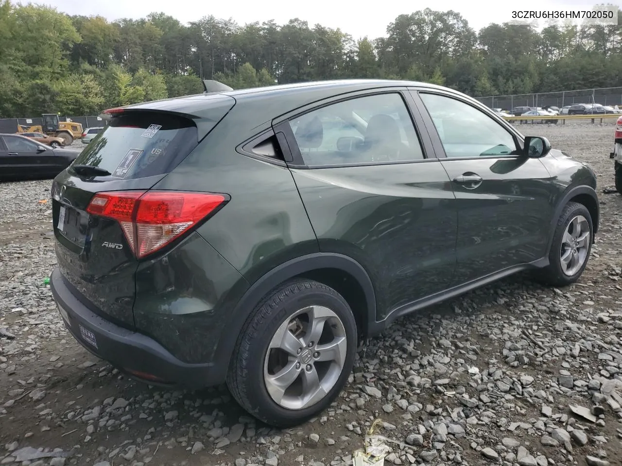 2017 Honda Hr-V Lx VIN: 3CZRU6H36HM702050 Lot: 71821134