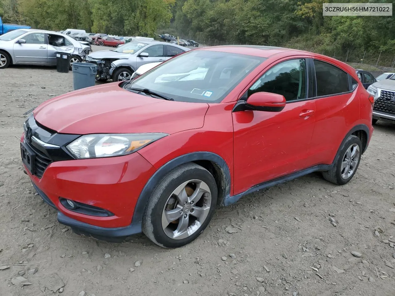 2017 Honda Hr-V Ex VIN: 3CZRU6H56HM721022 Lot: 71936964