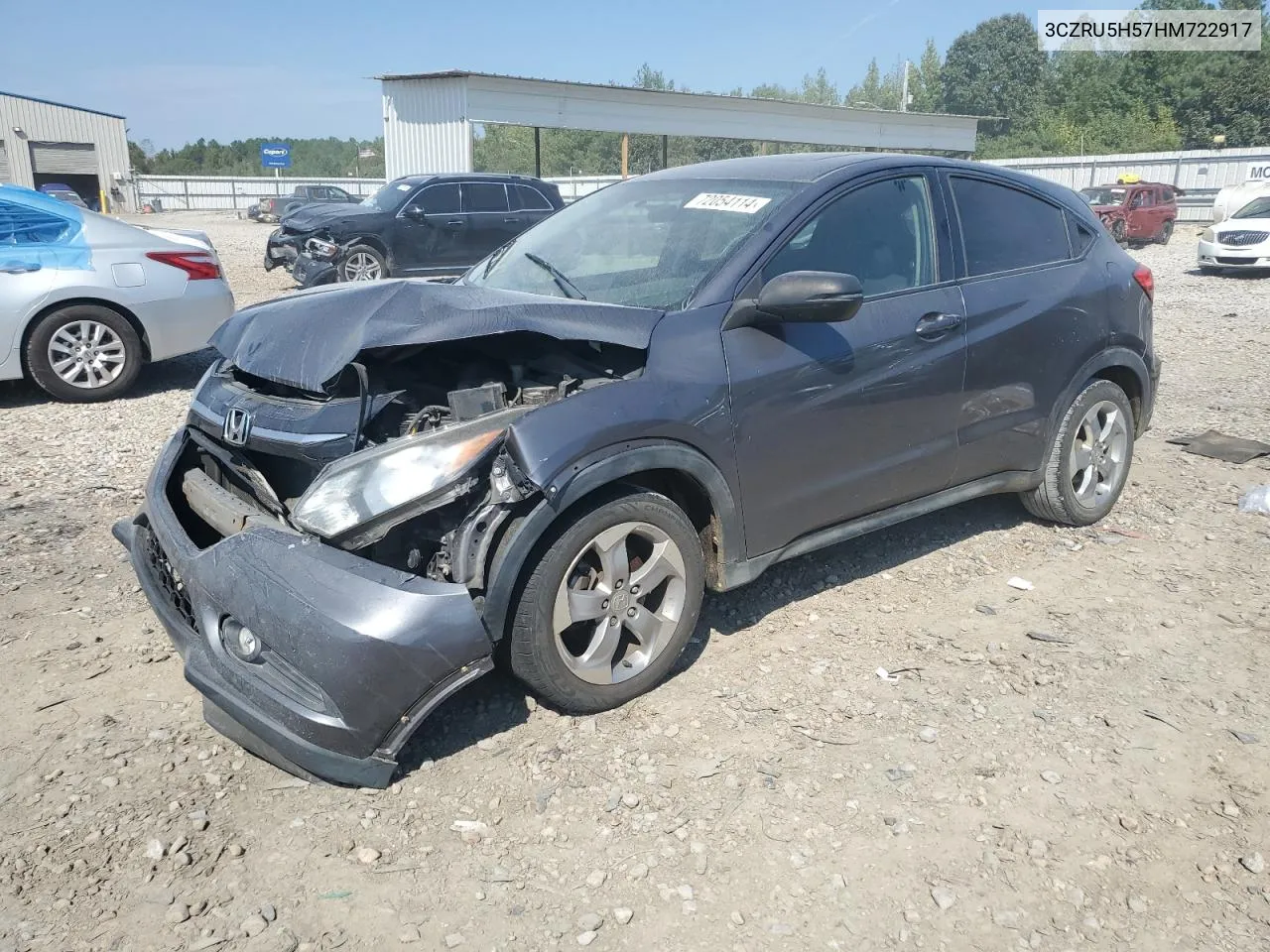 3CZRU5H57HM722917 2017 Honda Hr-V Ex