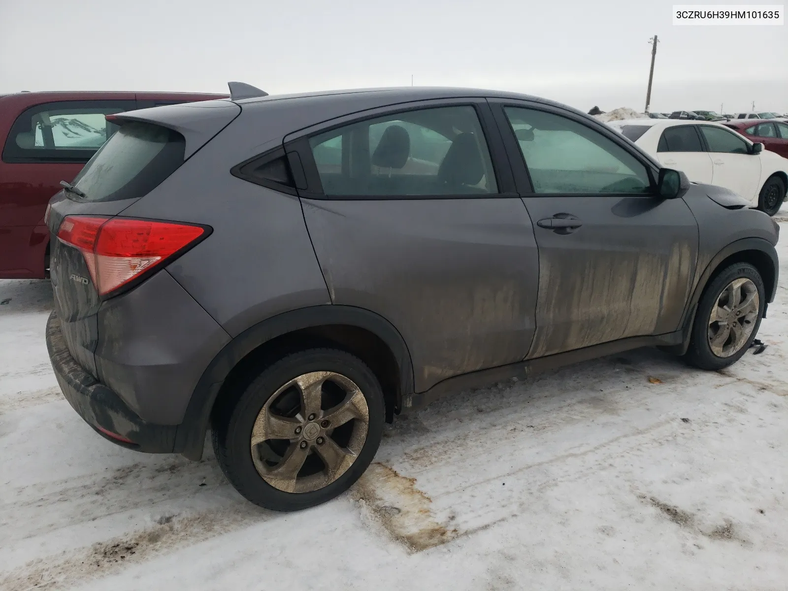 2017 Honda Hr-V Lx VIN: 3CZRU6H39HM101635 Lot: 72935702