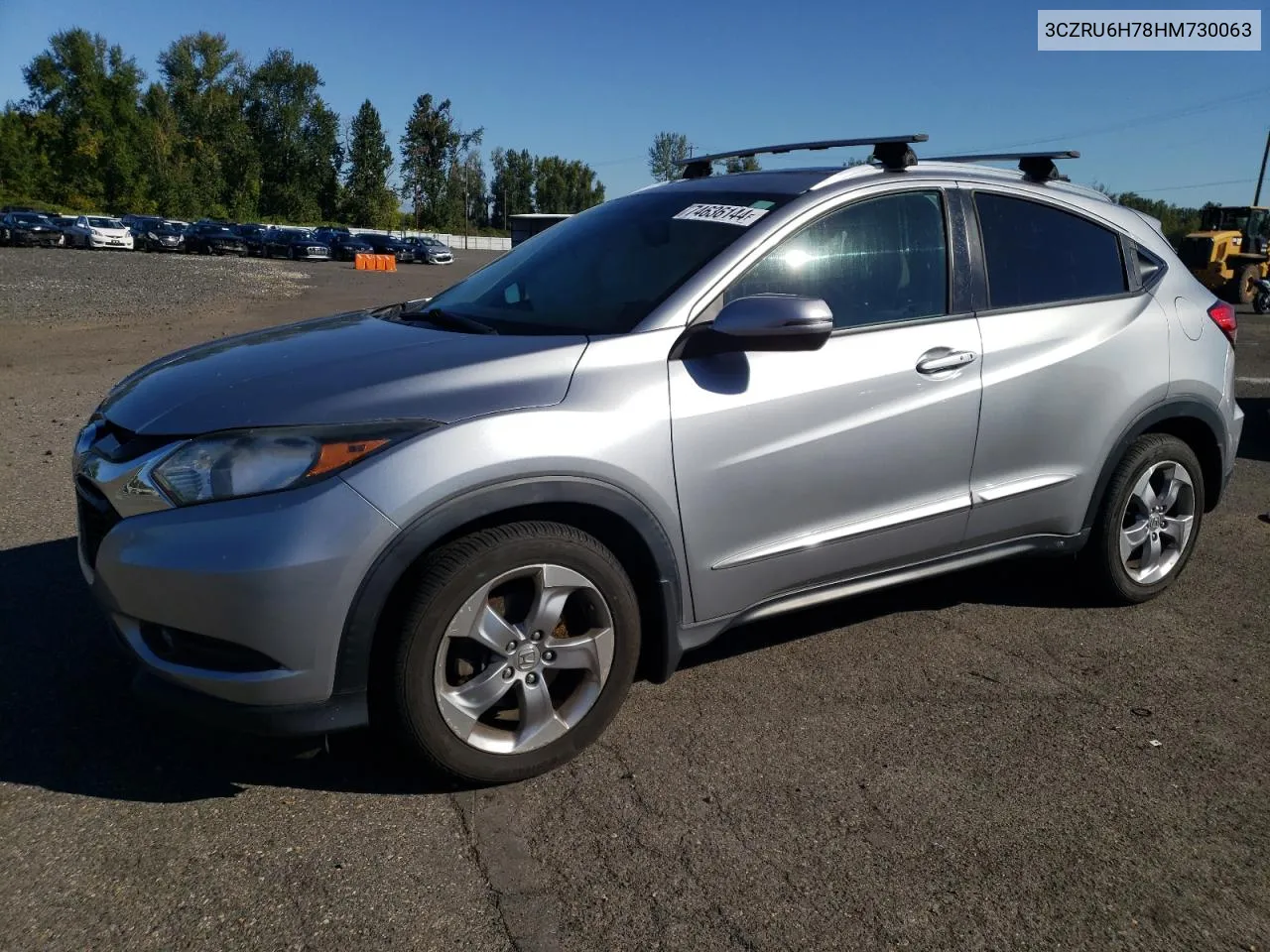 2017 Honda Hr-V Exl VIN: 3CZRU6H78HM730063 Lot: 74636144