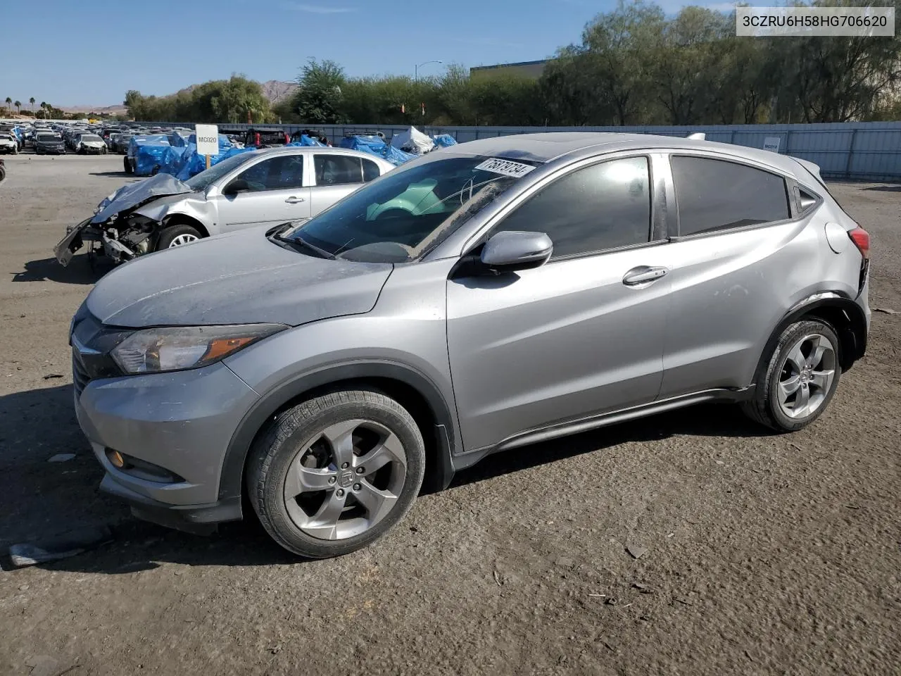 2017 Honda Hr-V Ex VIN: 3CZRU6H58HG706620 Lot: 75879734