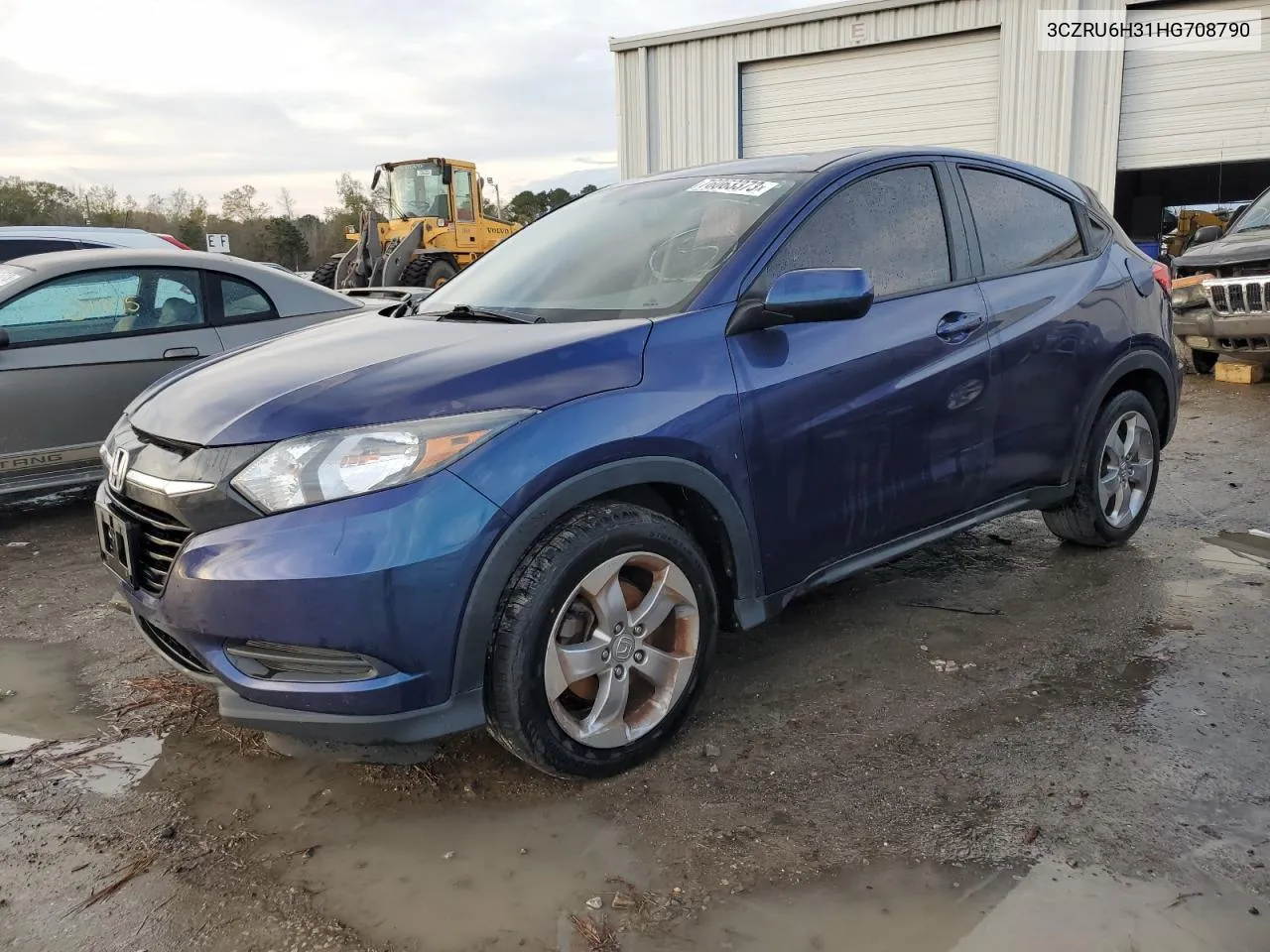 2017 Honda Hr-V Lx VIN: 3CZRU6H31HG708790 Lot: 76063373