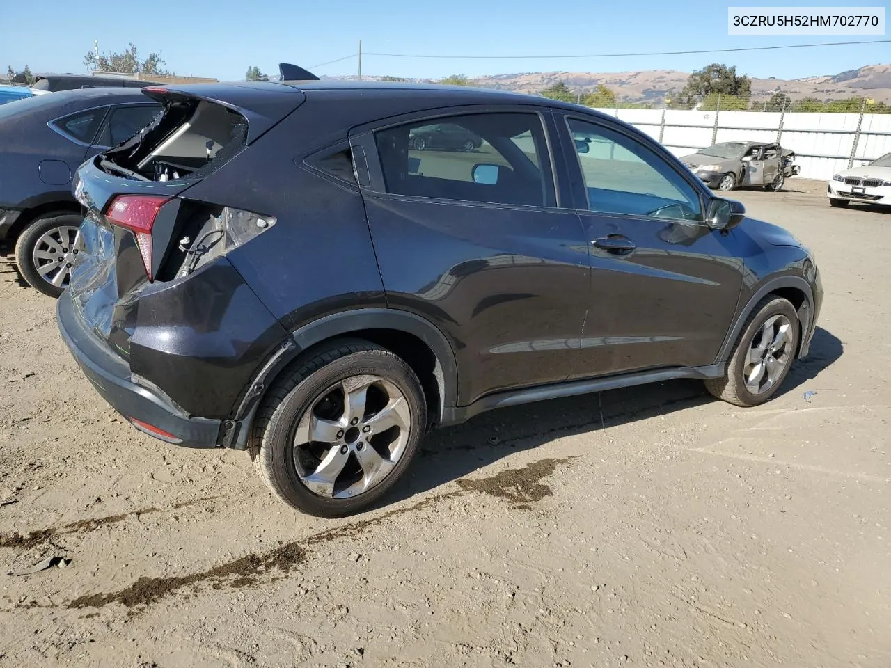 2017 Honda Hr-V Ex VIN: 3CZRU5H52HM702770 Lot: 76395494