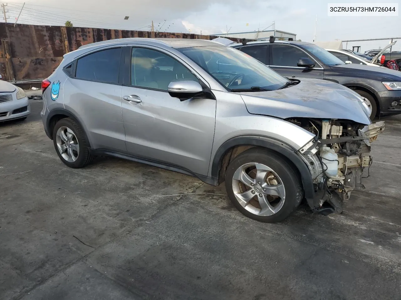 2017 Honda Hr-V Exl VIN: 3CZRU5H73HM726044 Lot: 76502974