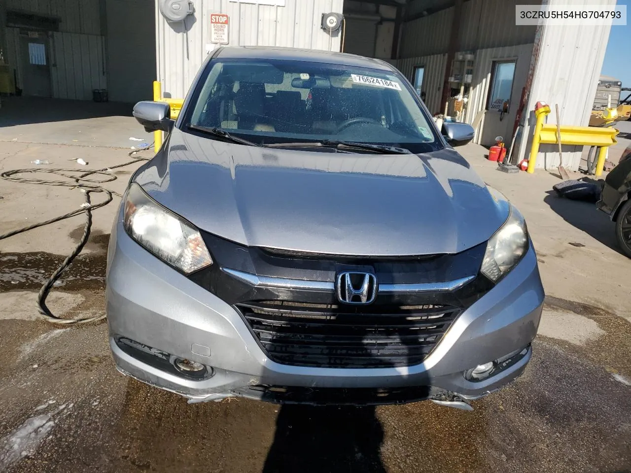 2017 Honda Hr-V Ex VIN: 3CZRU5H54HG704793 Lot: 76624184