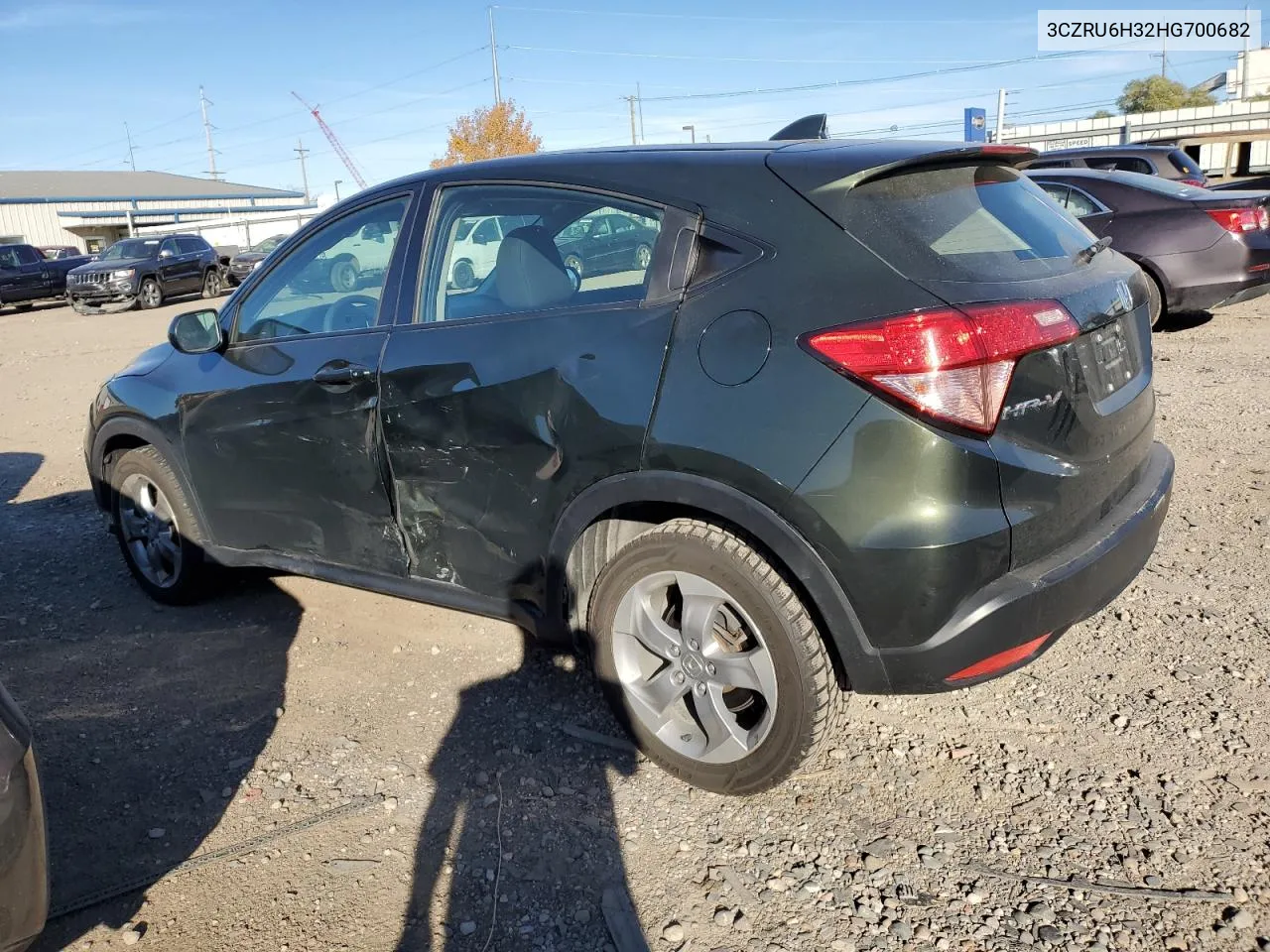 2017 Honda Hr-V Lx VIN: 3CZRU6H32HG700682 Lot: 76712314